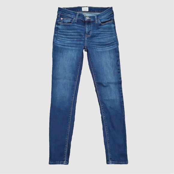 Hudson Denim - Hudson Krista Super Skinny Ankle Jeans Women's 29 Mid Rise Stretch Denim 30x29